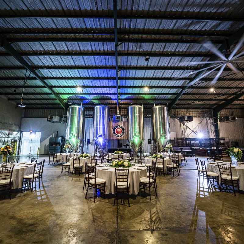 Daring and unique experience unlike any other brewery wedding venue