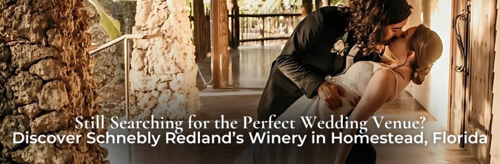 Still Searching for the Perfect Wedding Venue? Discover Schnebly Redland’s Winery in Homestead, Florida