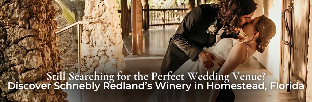 Still Searching for the Perfect Wedding Venue? Discover Schnebly Redland’s Winery in Homestead, Florida