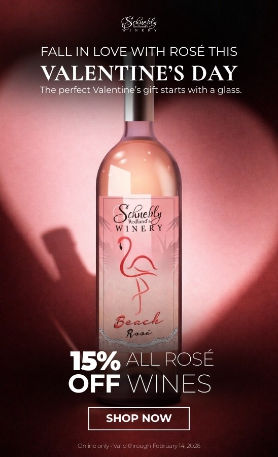 Wine Valentine Rose